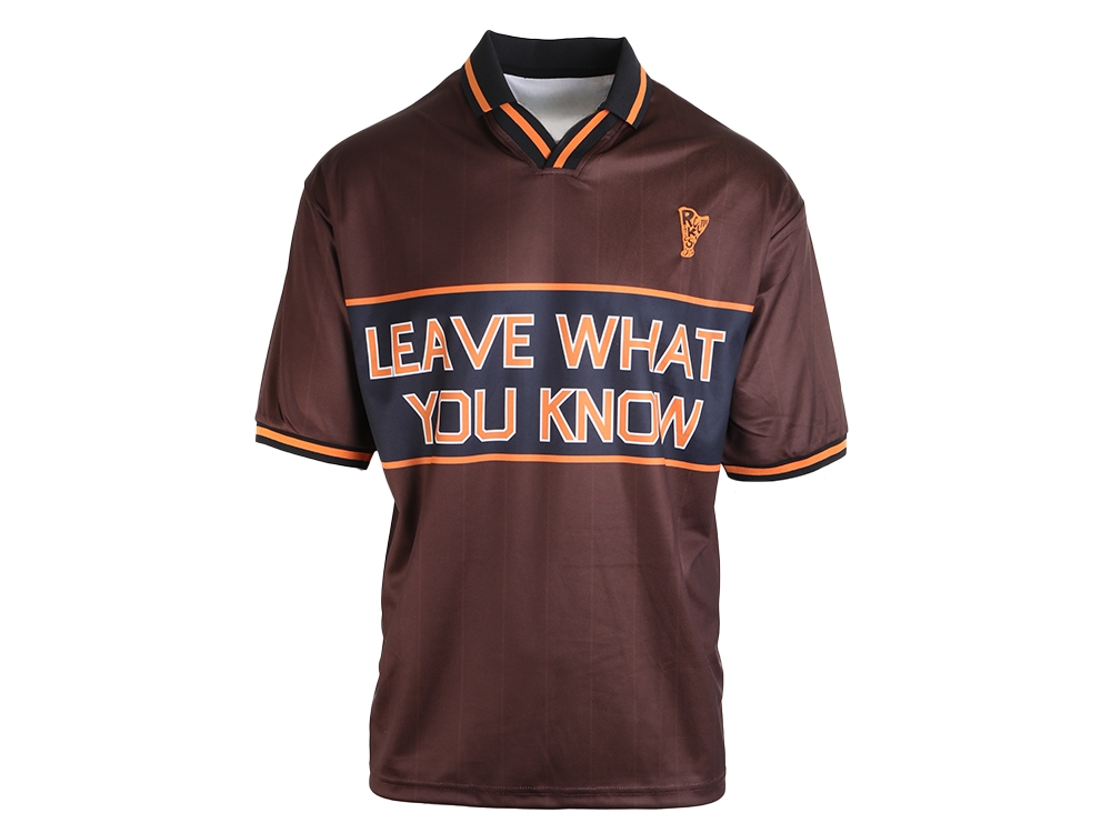 Leave What You Know Soccer T-shirt Brown